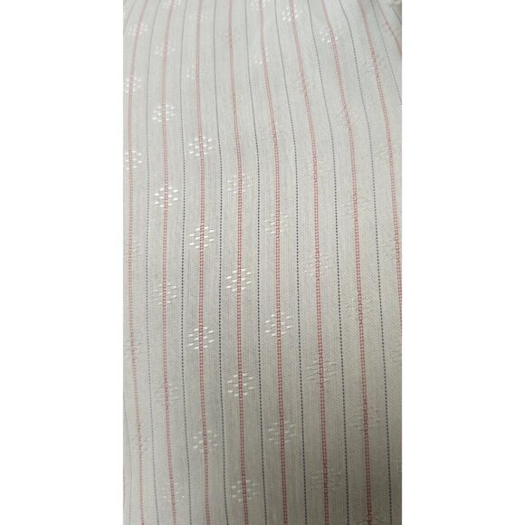 Christopher Hart XL Tall Mans Cream Striped Dots Long Sleeve Textured Shirt - Picture 2 of 12
